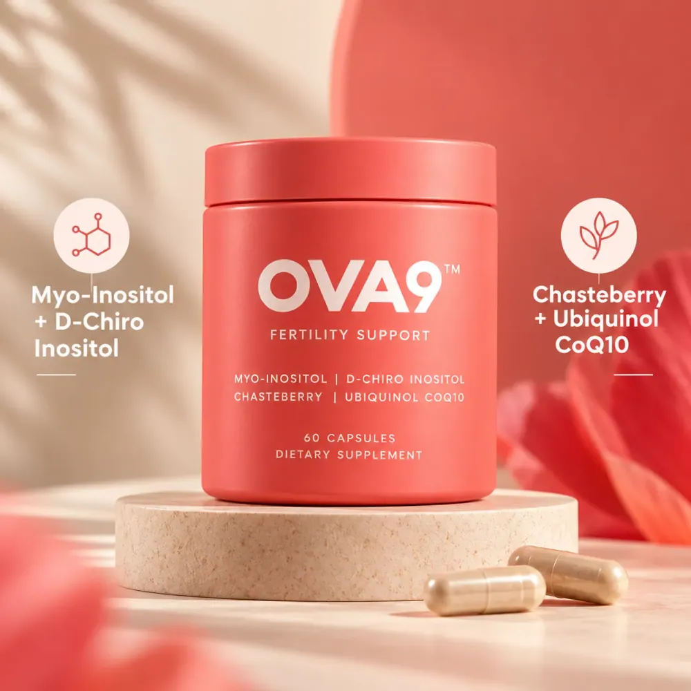OVA9 Fertility Support jar